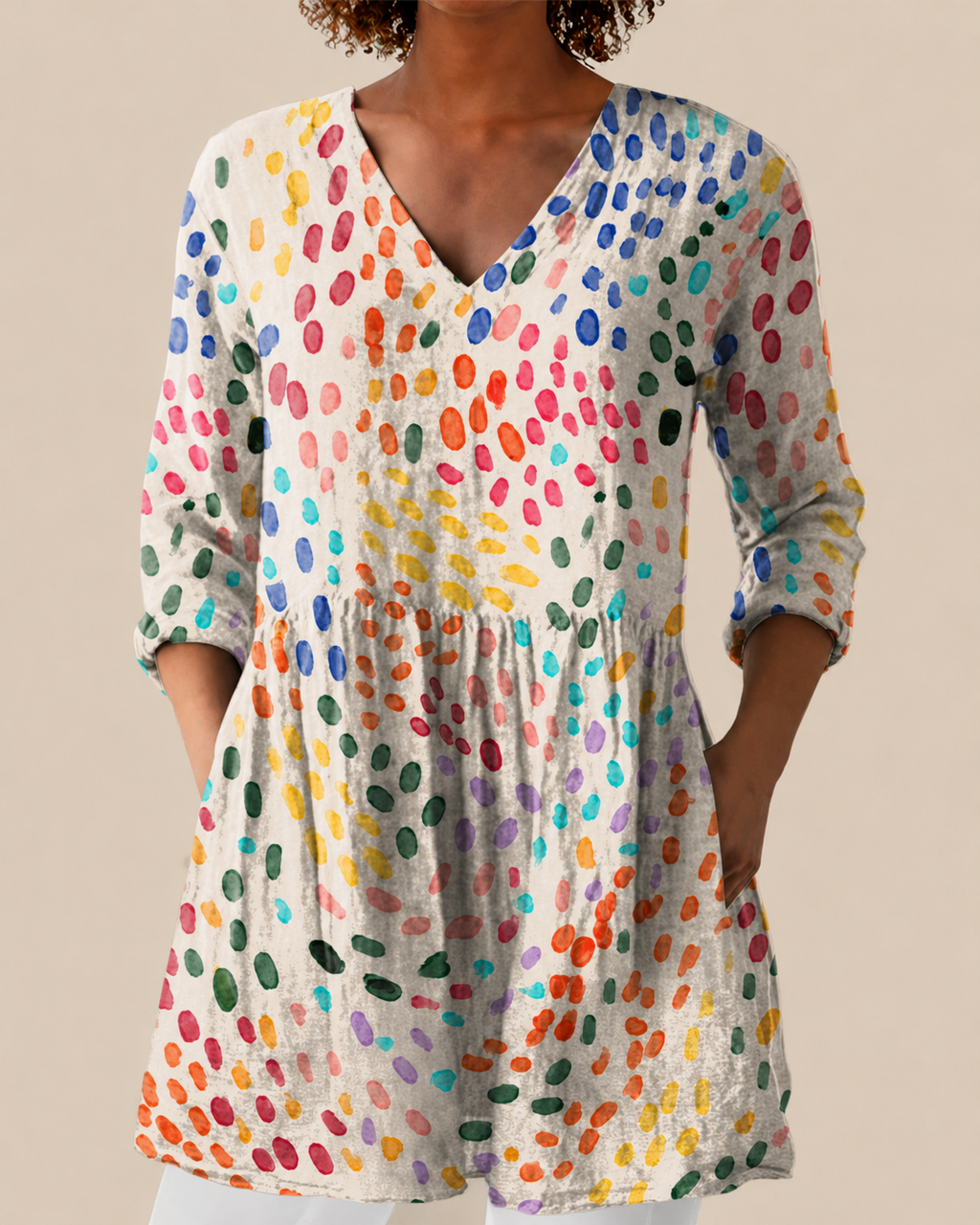 Noelle | Blusa Oversize con Diseño Vibrante
