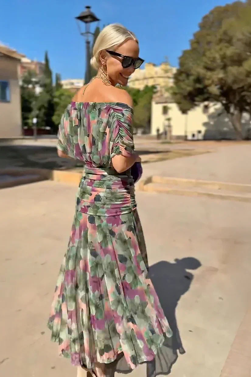 Louise | Vestido maxi elegante con escote en V