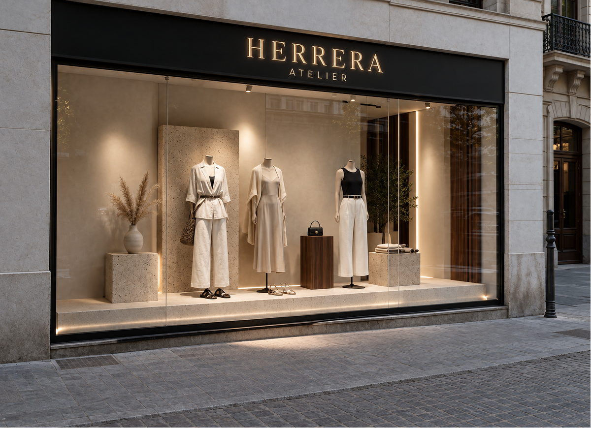 Escaparate Herrera Atelier