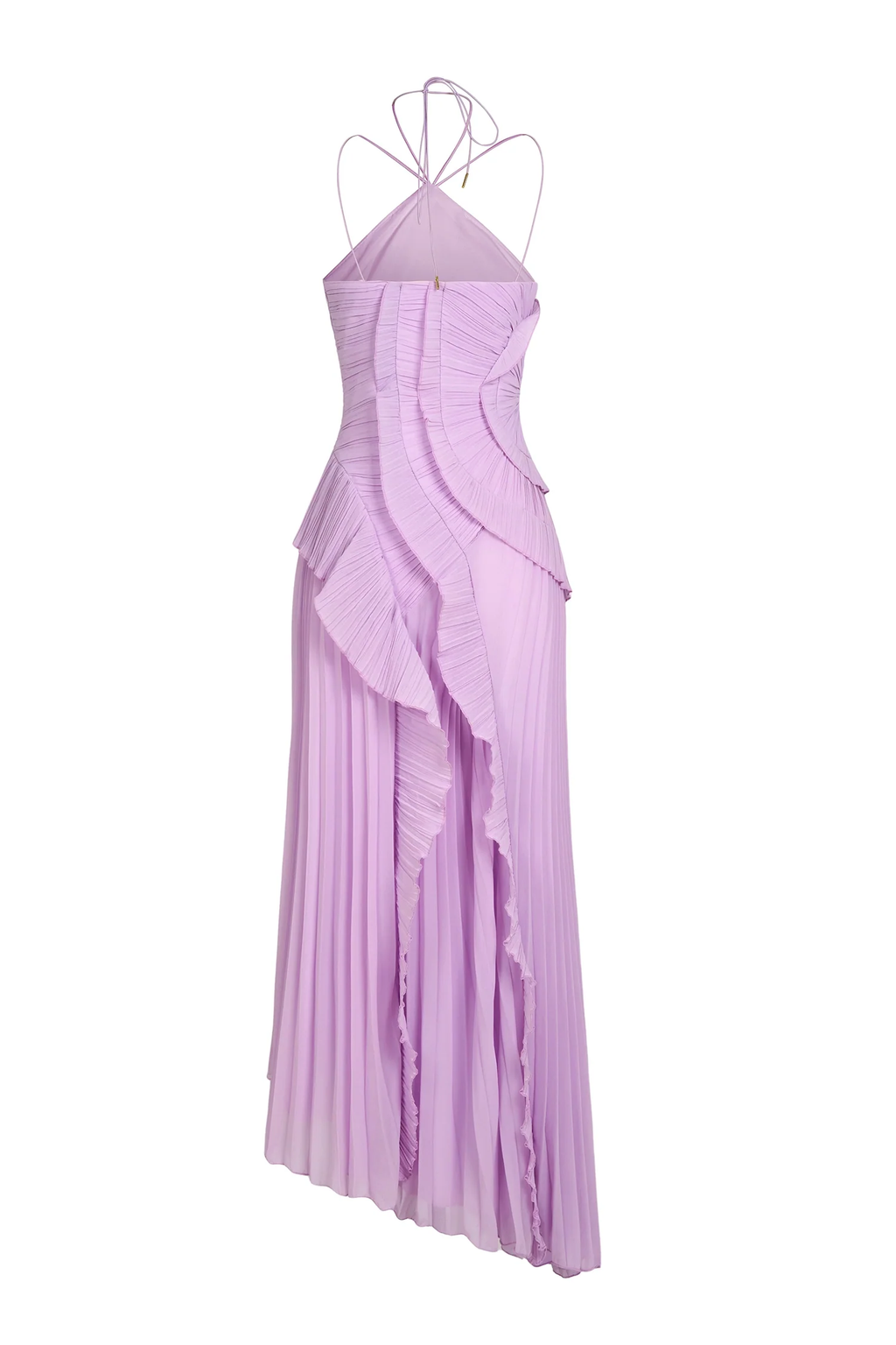 Eliza Vestido Volantes Plisados