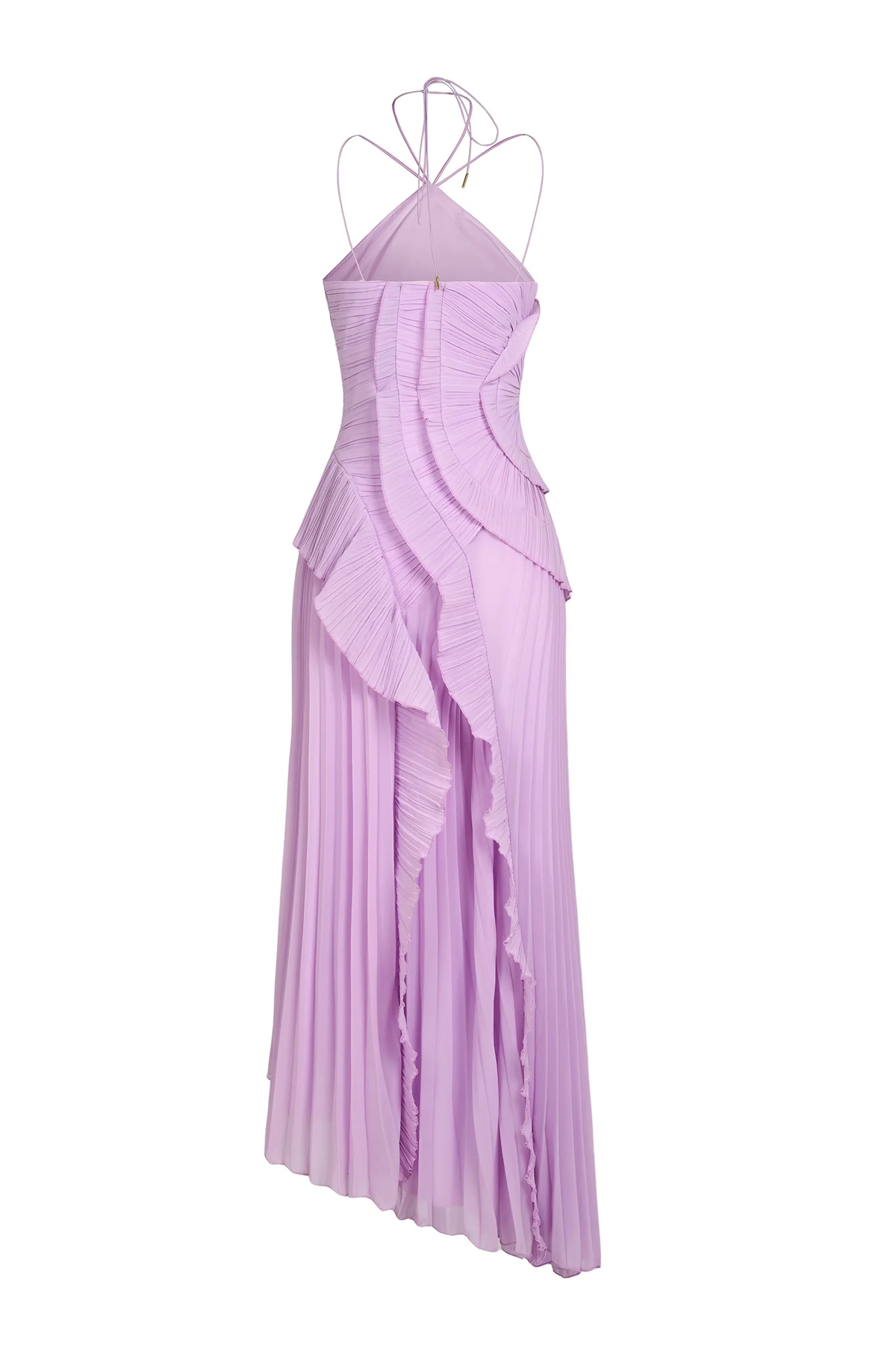 Eliza Vestido Volantes Plisados