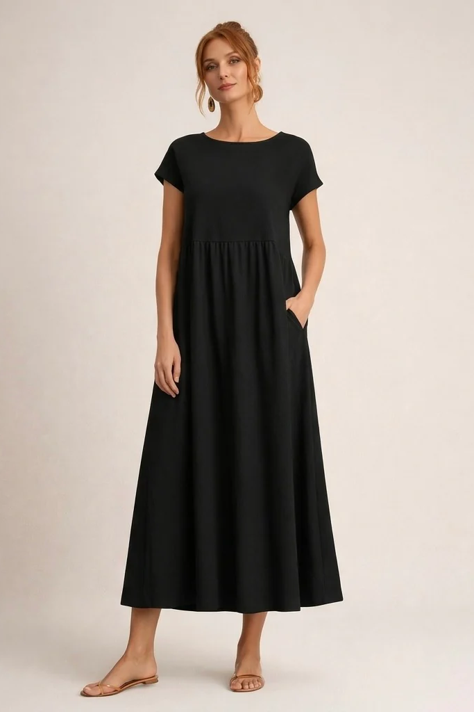 Clara | Vestido Cómodo Con Bolsillos