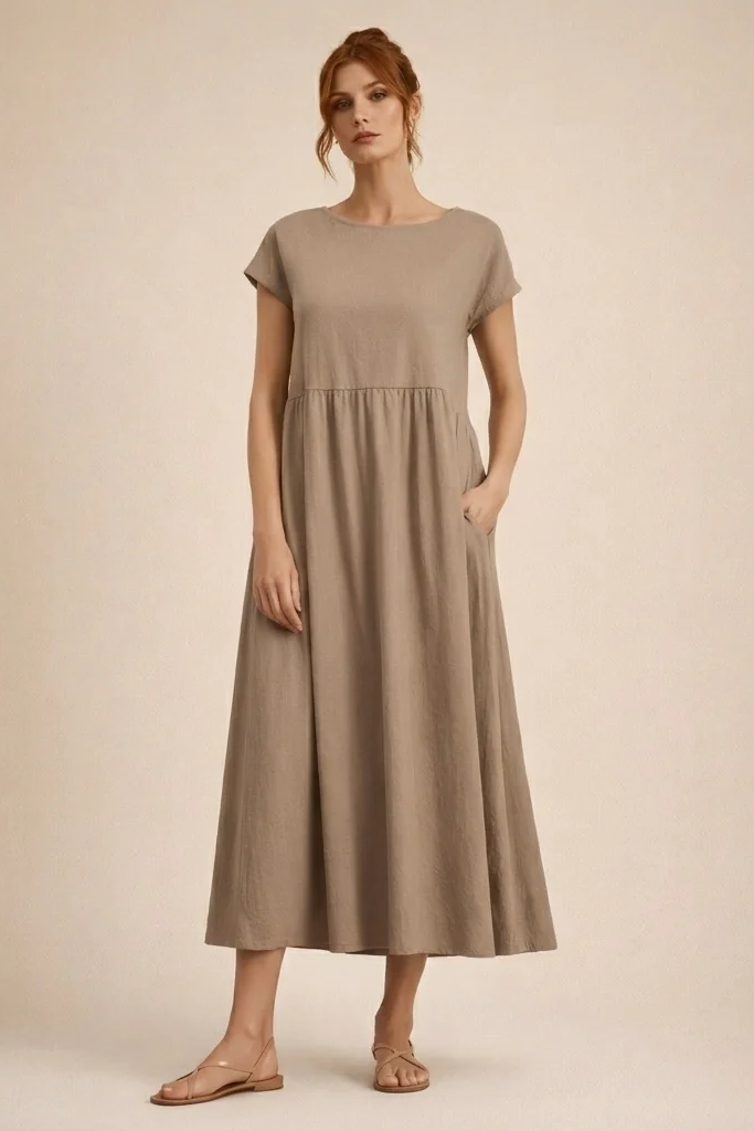 Clara | Vestido Cómodo Con Bolsillos